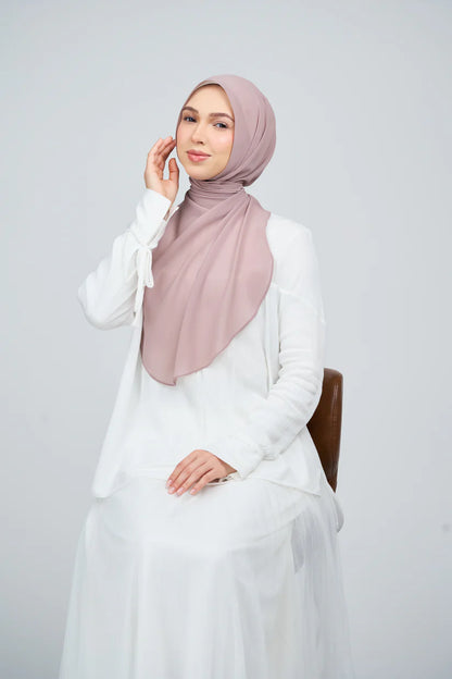 [★New] HoodX Curve [Pearl Chiffon] in Ash