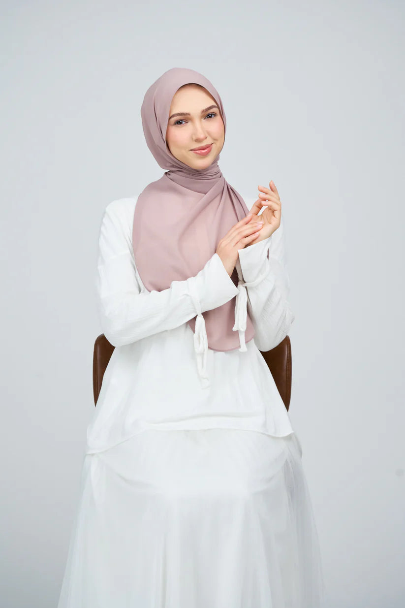 [★New] HoodX Curve [Pearl Chiffon] in Ash
