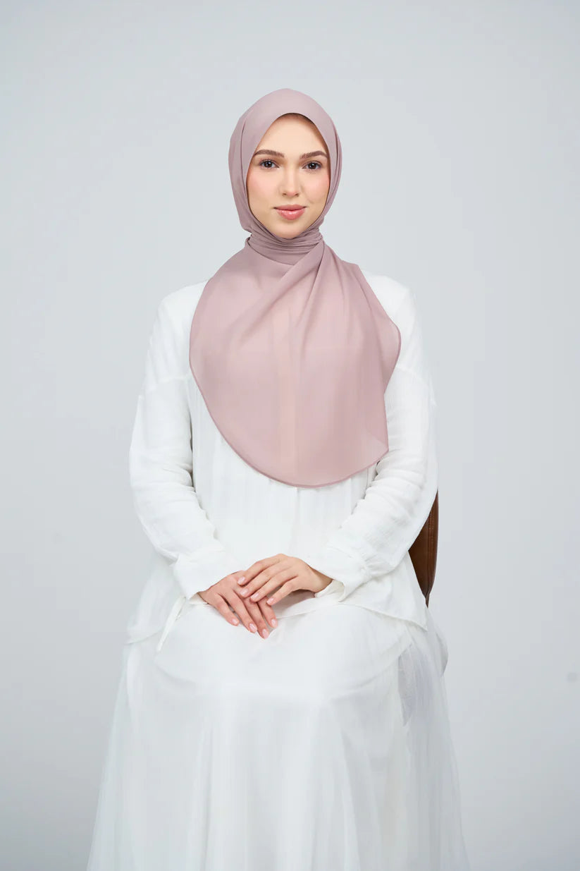 [★New] HoodX Curve [Pearl Chiffon] in Ash