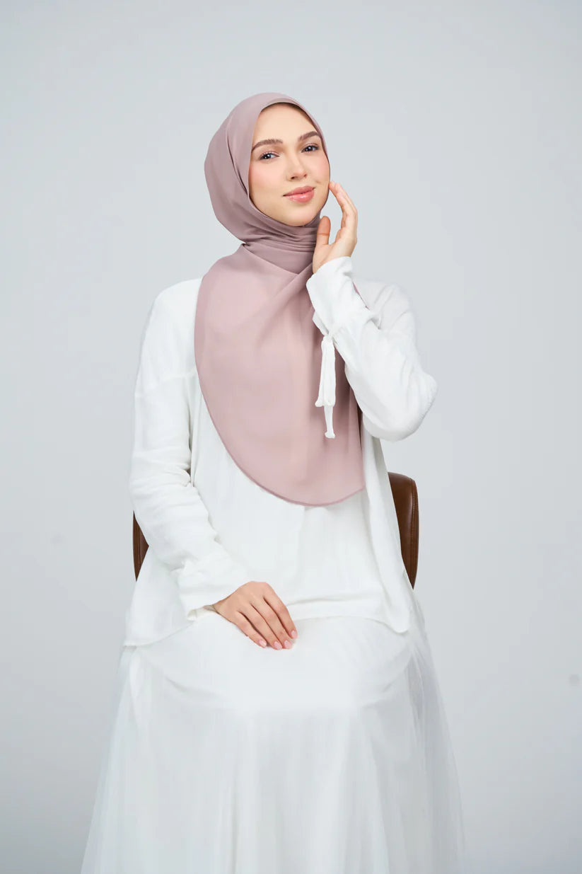 [★New] HoodX Curve [Pearl Chiffon] in Ash
