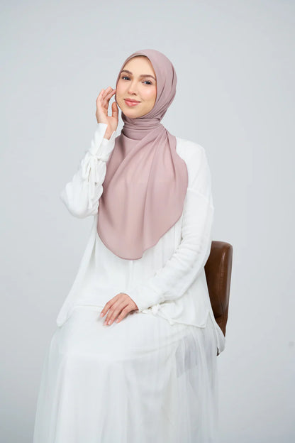 [★New] HoodX Curve [Pearl Chiffon] in Ash