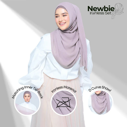 Newbie Ironless Set in Ash Taupe