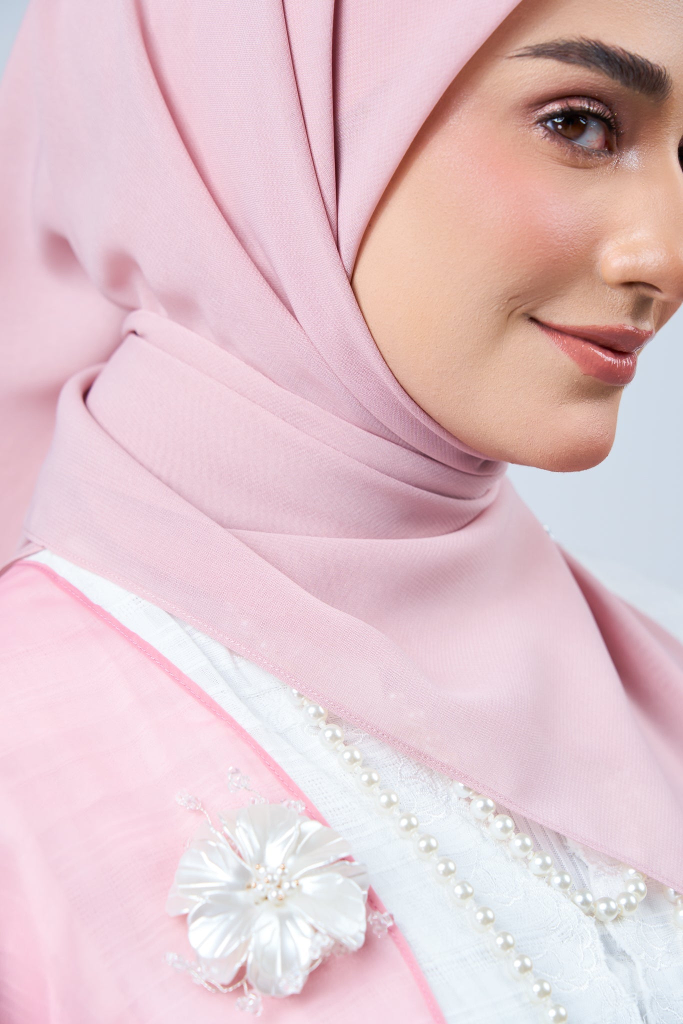 2IN1 Rhea Raya Set in Seroja [Dusty Pink]