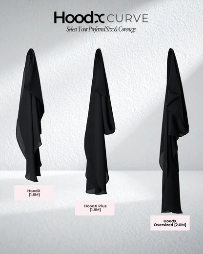 [★New] HoodX Curve in Black