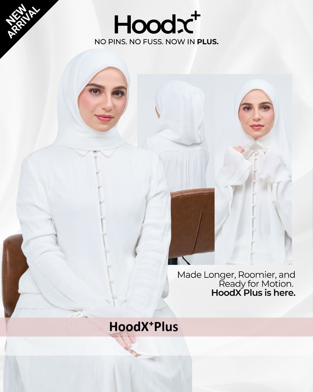 [★New] HoodX⁺Plus in Bridal White