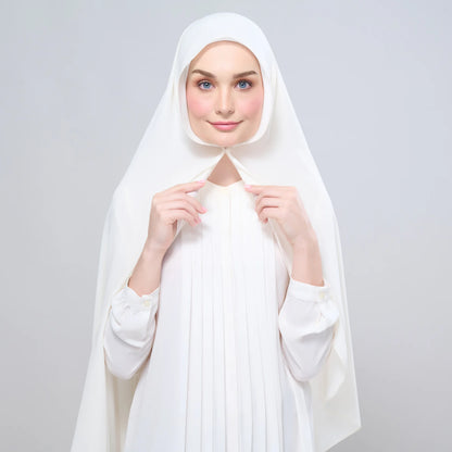 Instant Tag n' Go Shawl | Chiffon Silk in Buttercream