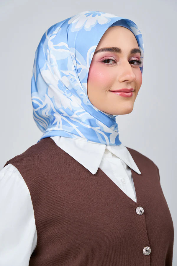 [★New] HoodX Luxe Printed Set in Celeste