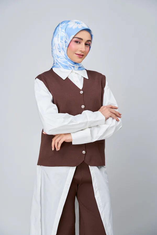 [★New] HoodX Luxe Printed Set in Celeste