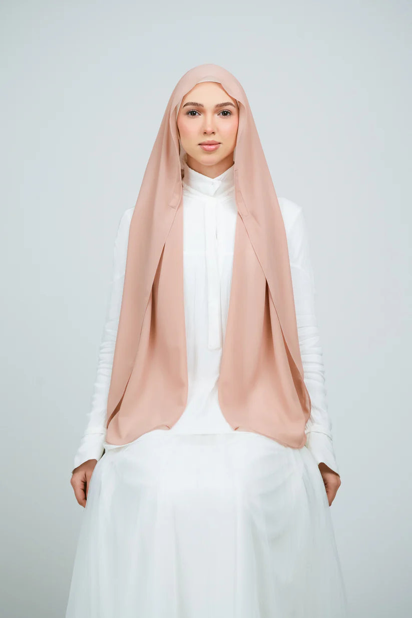 [★New] HoodX Curve [Pearl Chiffon] in Chai