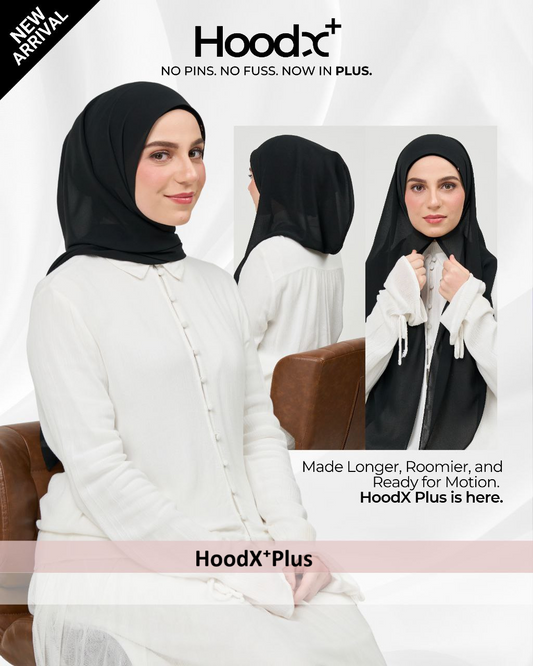 [★New] HoodX⁺Plus in Classic Black