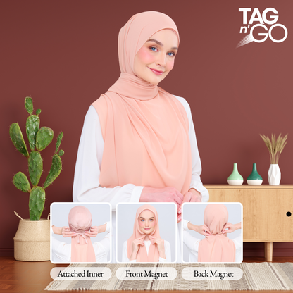 Instant Faith Tag n' Go in Coral