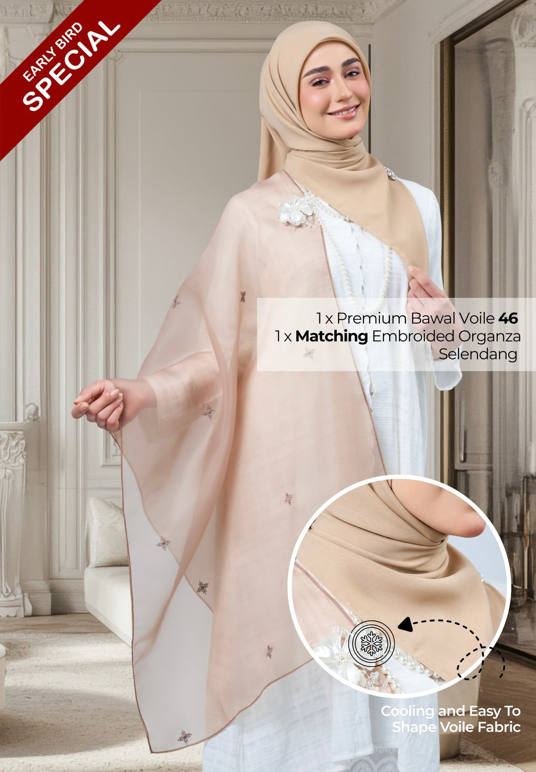 2IN1 Rhea Raya Set in Citra [Sandy Mocha]