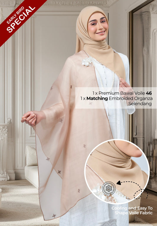 2IN1 Rhea Raya Set in Citra [Sandy Mocha]