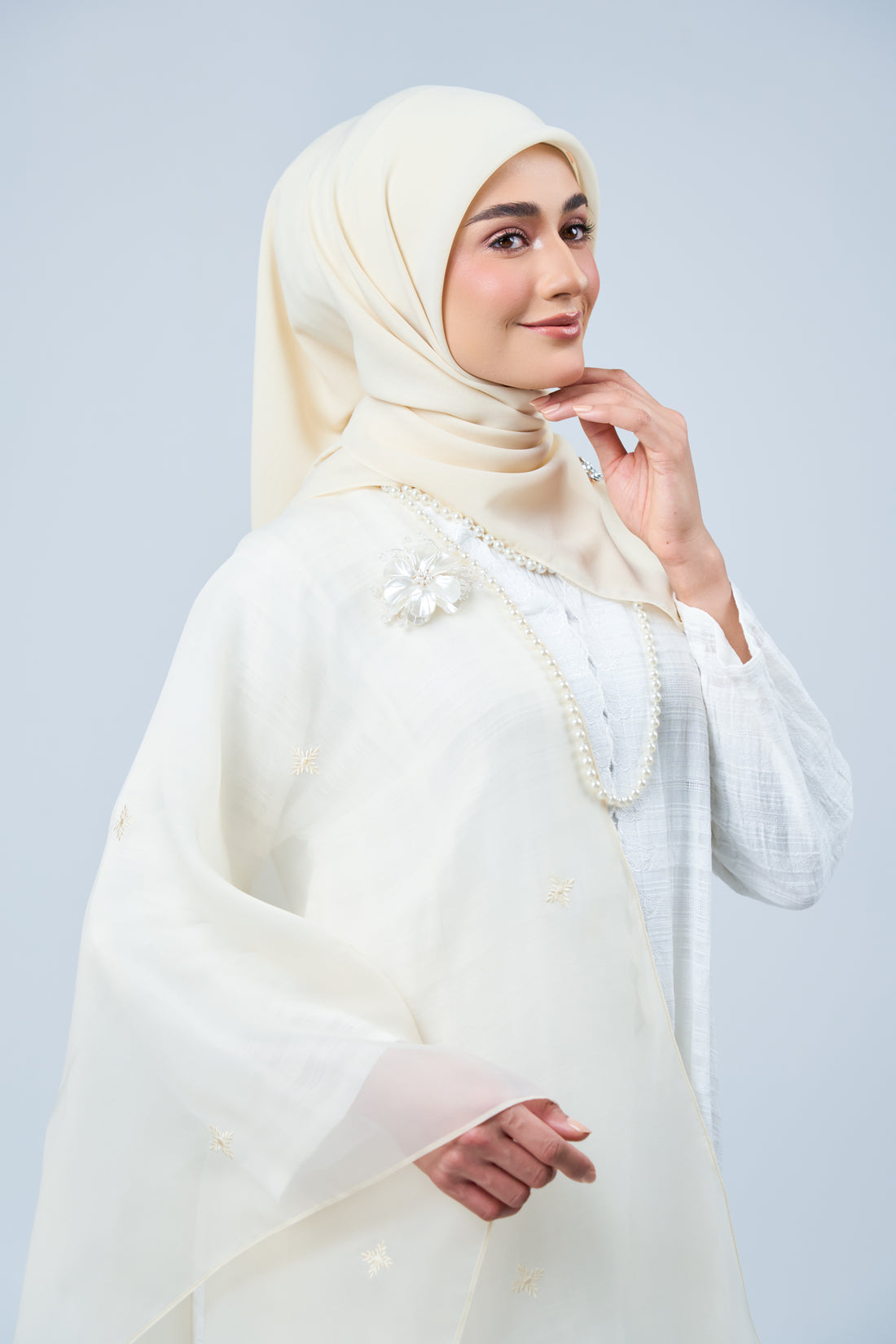2IN1 Rhea Raya Set in Lestari [Nude Yellow]