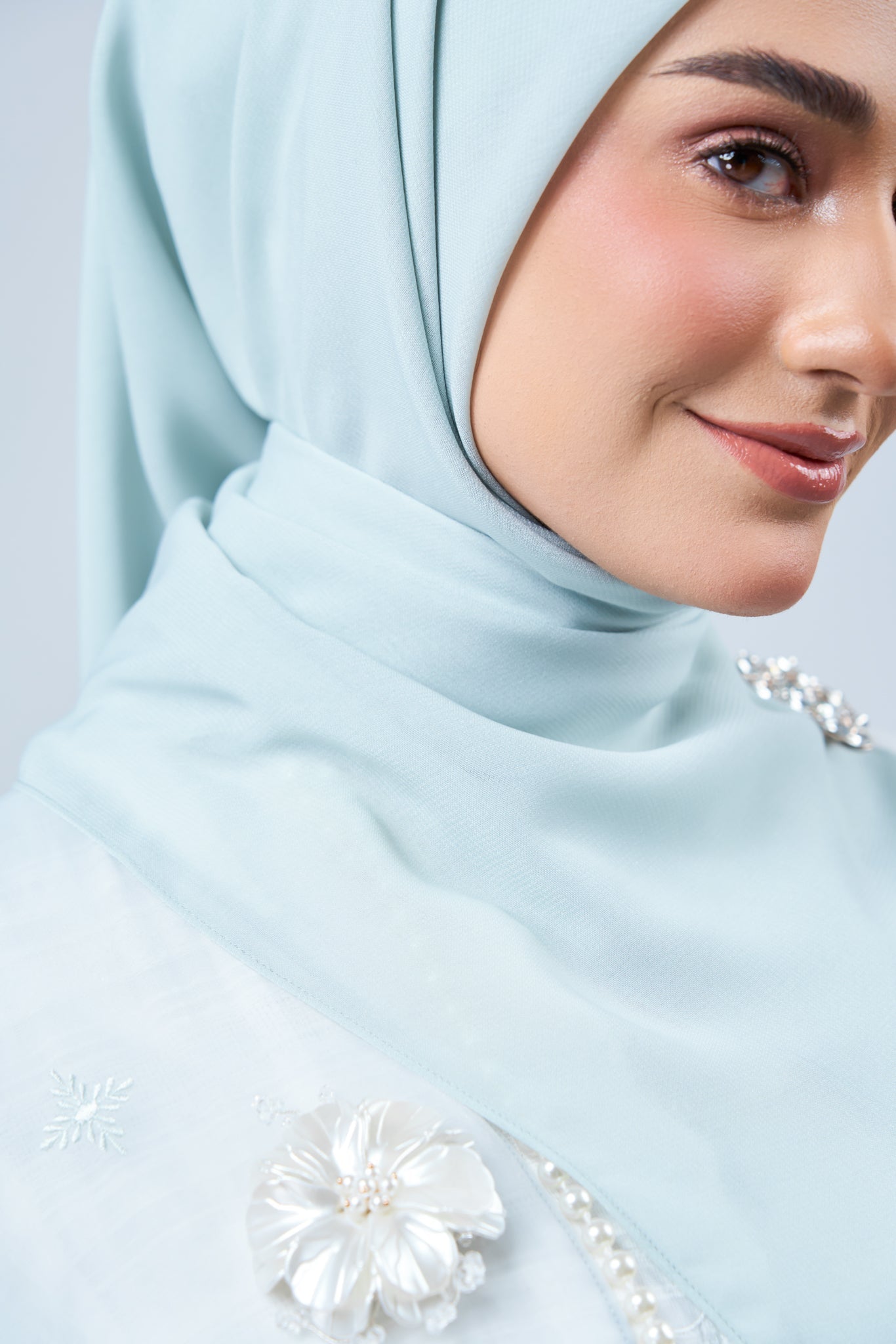 2IN1 Rhea Raya Set in Embun [Light Tiffany]