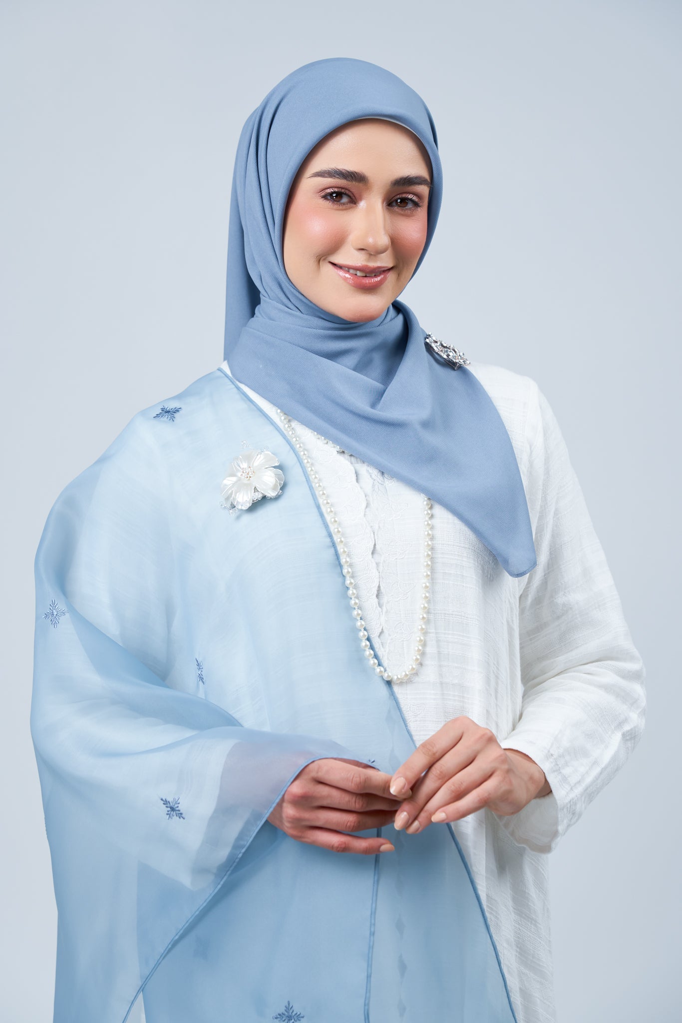 2IN1 Rhea Raya Set in Laila [Deep Blue]