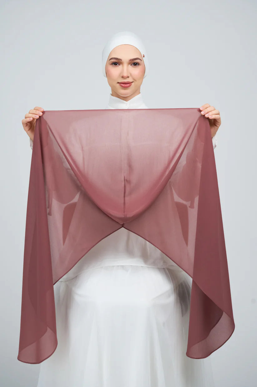 [★New] HoodX Curve [Pearl Chiffon] in Deep Amber