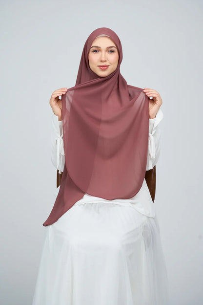 [★New] HoodX Curve [Pearl Chiffon] in Deep Amber