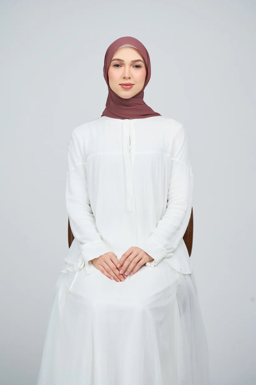 [★New] HoodX Curve [Pearl Chiffon] in Deep Amber