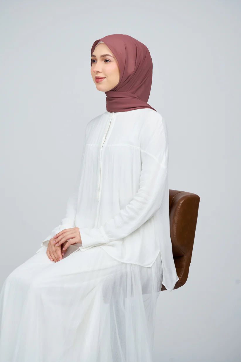 [★New] HoodX Curve [Pearl Chiffon] in Deep Amber