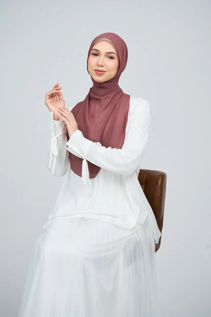 [★New] HoodX Curve [Pearl Chiffon] in Deep Amber