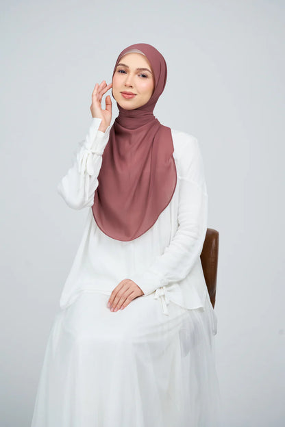 [★New] HoodX Curve [Pearl Chiffon] in Deep Amber