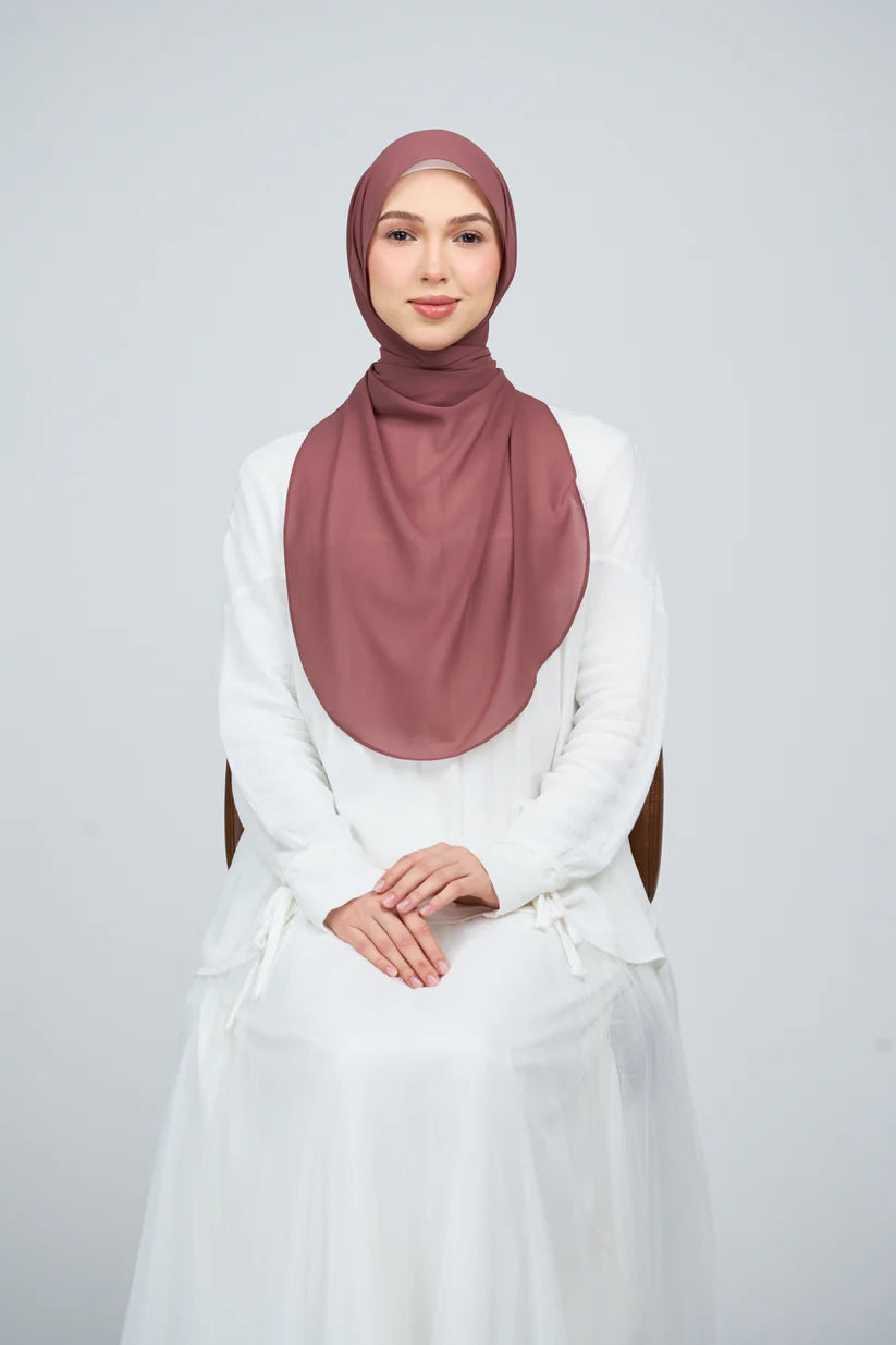 [★New] HoodX Curve [Pearl Chiffon] in Deep Amber