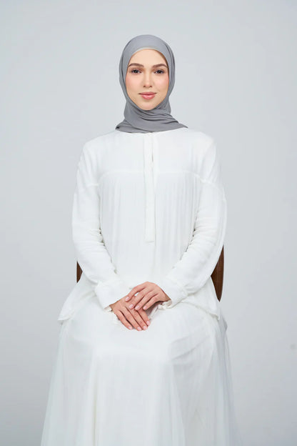 [★New] HoodX Curve [Pearl Chiffon] in Deep Grey