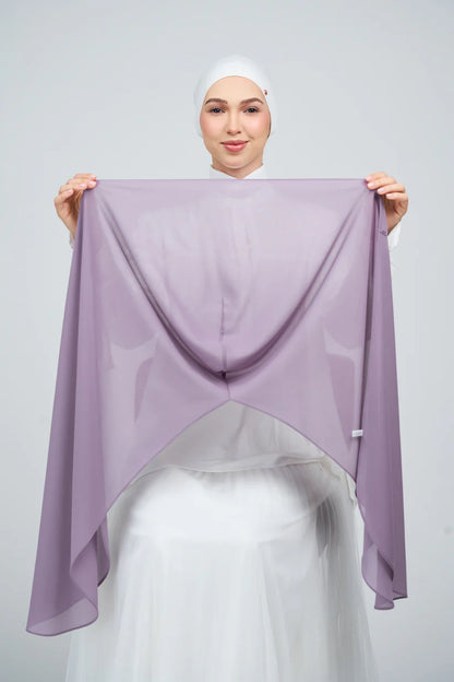 [★New] HoodX Curve [Pearl Chiffon] in Dusty Orchid