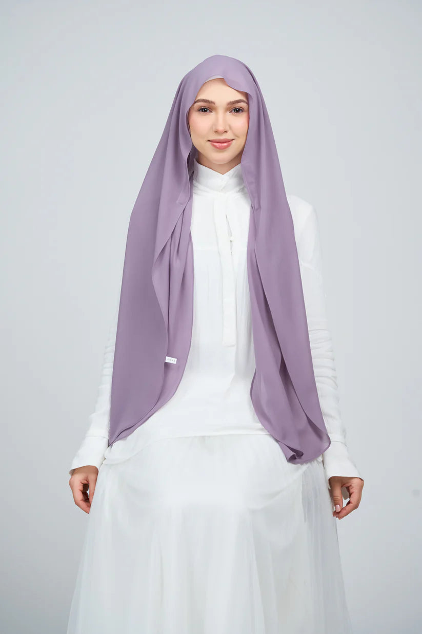 [★New] HoodX Curve [Pearl Chiffon] in Dusty Orchid