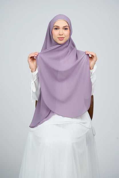 [★New] HoodX Curve [Pearl Chiffon] in Dusty Orchid
