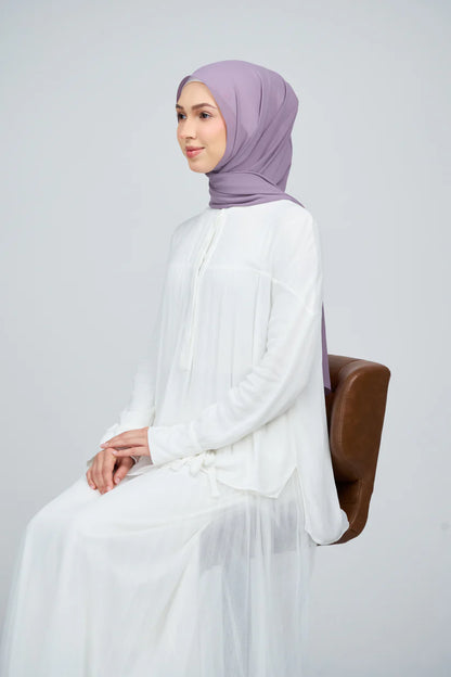 [★New] HoodX Curve [Pearl Chiffon] in Dusty Orchid