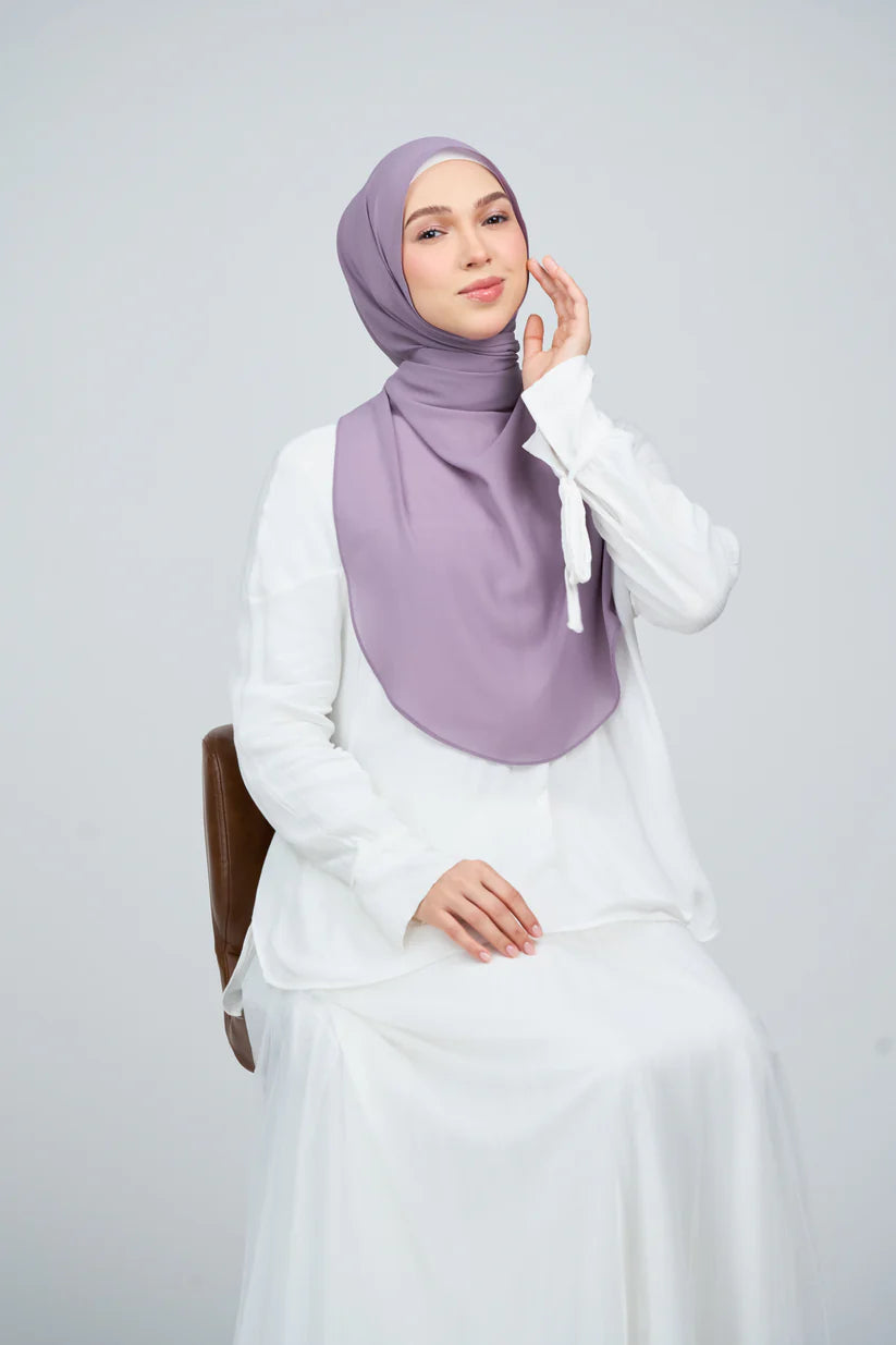 [★New] HoodX Curve [Pearl Chiffon] in Dusty Orchid