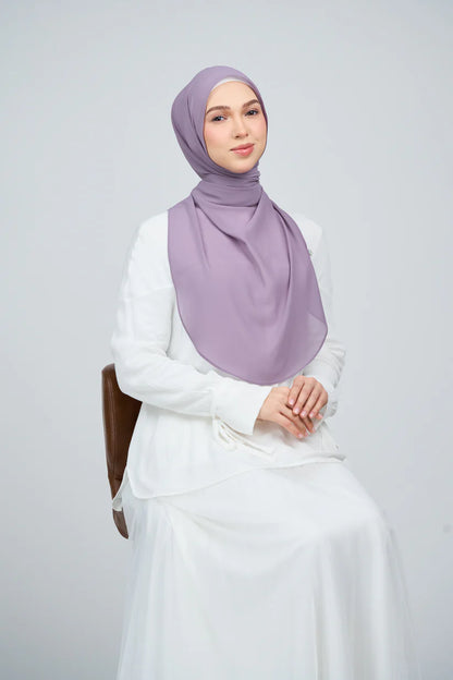 [★New] HoodX Curve [Pearl Chiffon] in Dusty Orchid