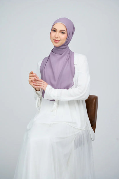 [★New] HoodX Curve [Pearl Chiffon] in Dusty Orchid