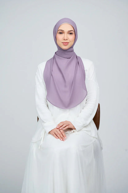 [★New] HoodX Curve [Pearl Chiffon] in Dusty Orchid