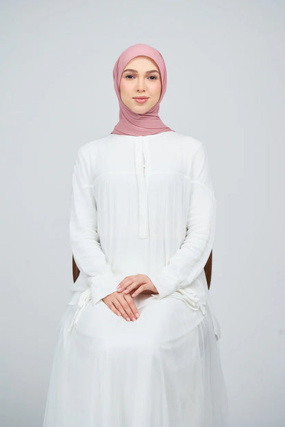 [★New] HoodX Curve [Pearl Chiffon] in Dusty Pink