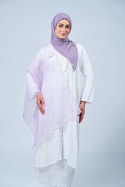 2IN1 Rhea Raya Set in Melur [Heather Purple]