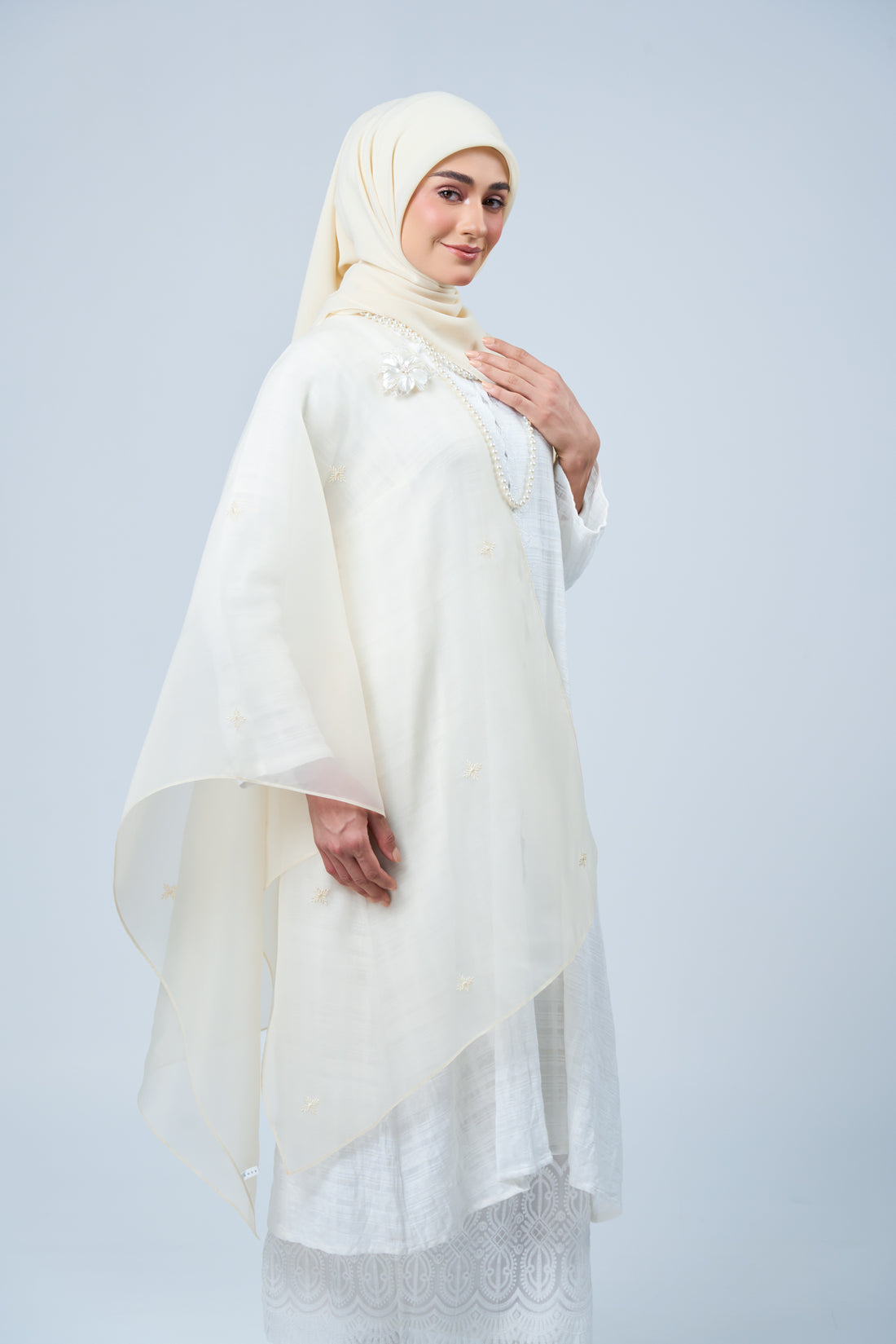 2IN1 Rhea Raya Set in Lestari [Nude Yellow]