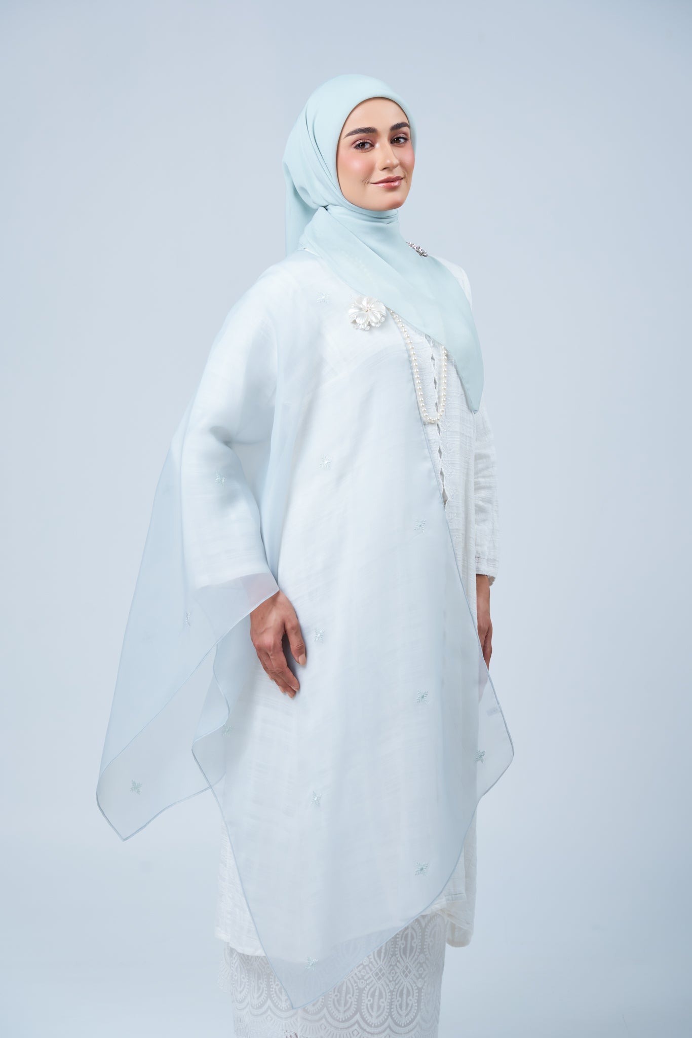 2IN1 Rhea Raya Set in Embun [Light Tiffany]