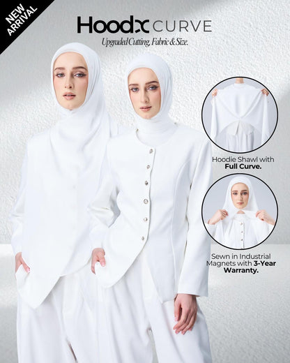 [★New] HoodX Curve in Pearl White