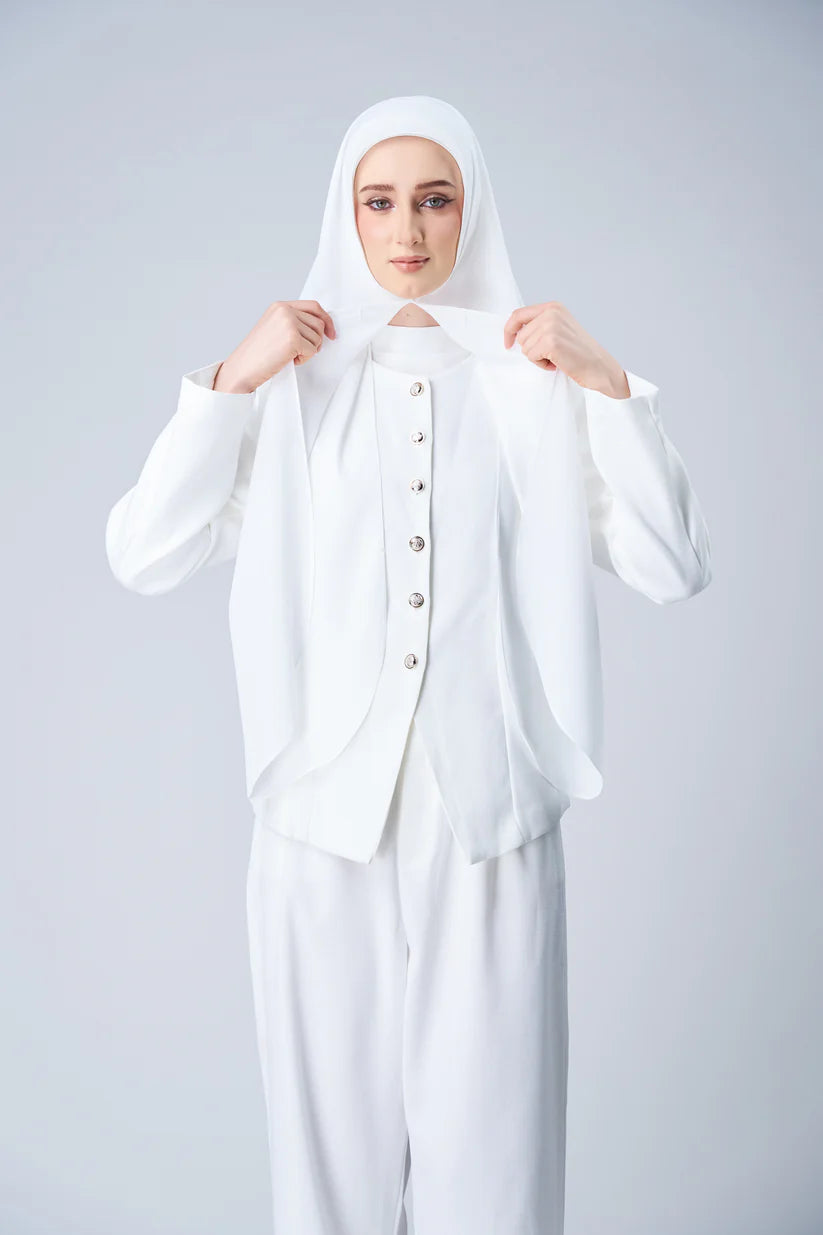 [★New] HoodX Curve in Pearl White