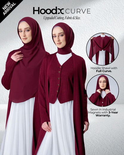 [★New] HoodX Curve in Romantic Crimson