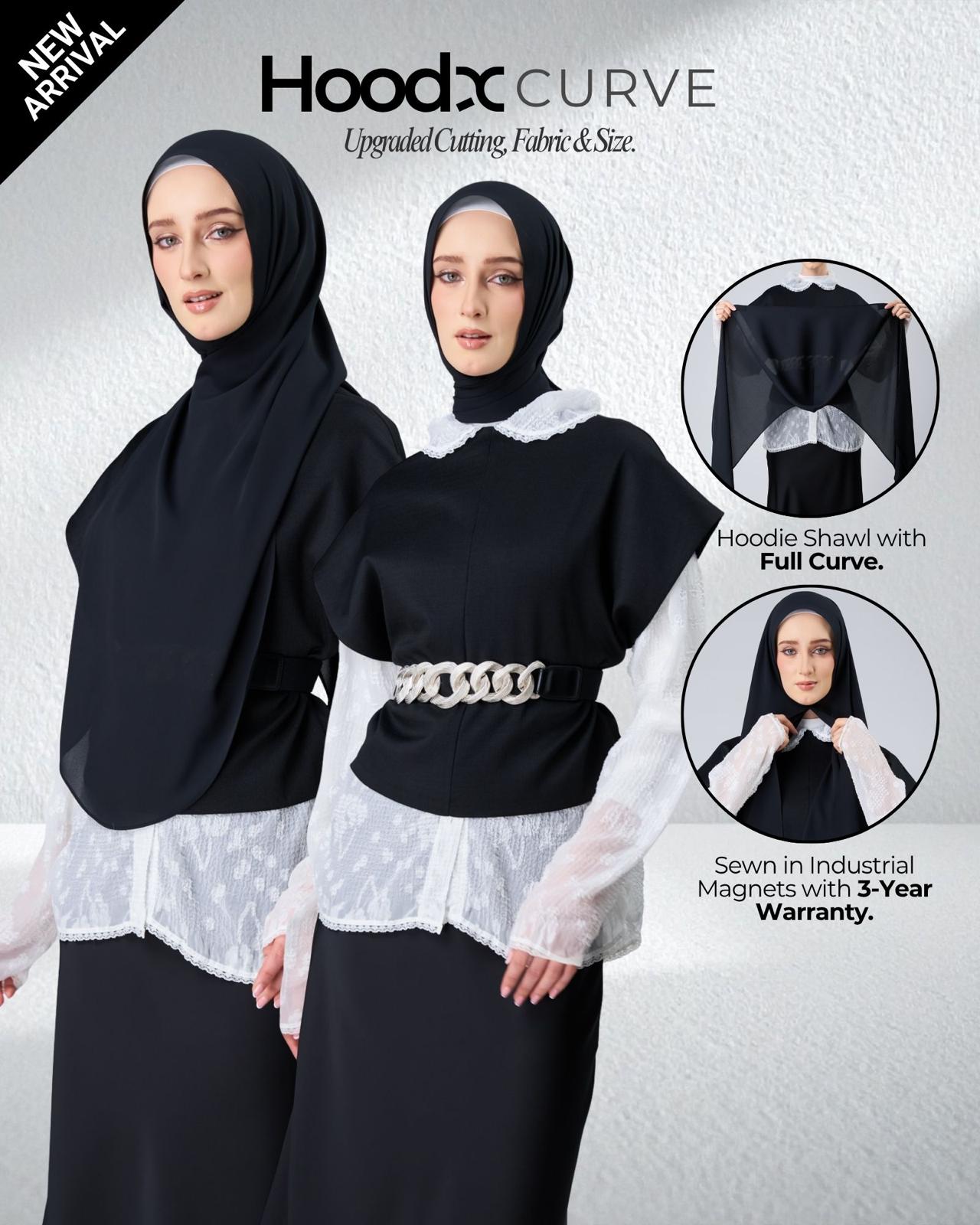 [★New] HoodX Curve in Black