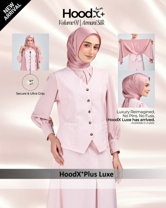 [★New] HoodX⁺Plus Luxe in Dahlia Pink