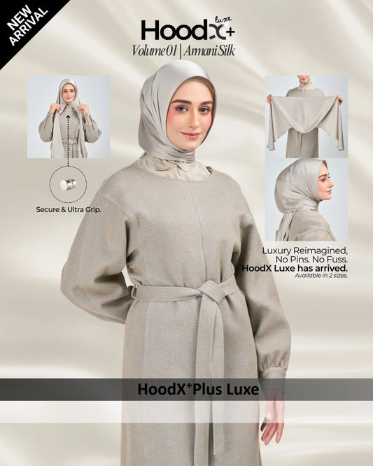 [★New] HoodX⁺Plus Luxe in Silver Taupe