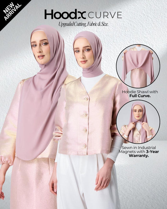 [★New] HoodX Curve in Rose