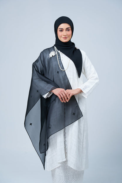 2IN1 Rhea Raya Set in Cempaka [Classic Black]