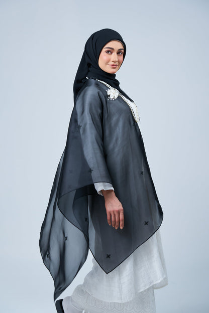 2IN1 Rhea Raya Set in Cempaka [Classic Black]