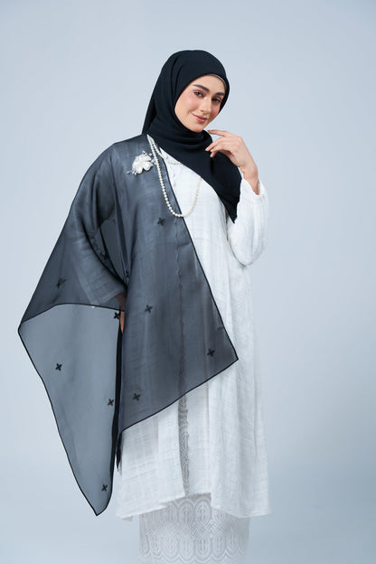 2IN1 Rhea Raya Set in Cempaka [Classic Black]